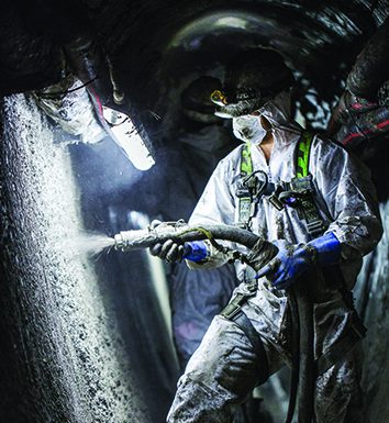 Weber commercialise deux mortiers projetables innovants de réhabilitation des réseaux hydrauliques visitables, sans pose de treillis soudés