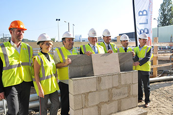 Pose de la première pierre du nouveau siège de la Capeb Rhône et de la Capeb Auvergne-Rhône-Alpes