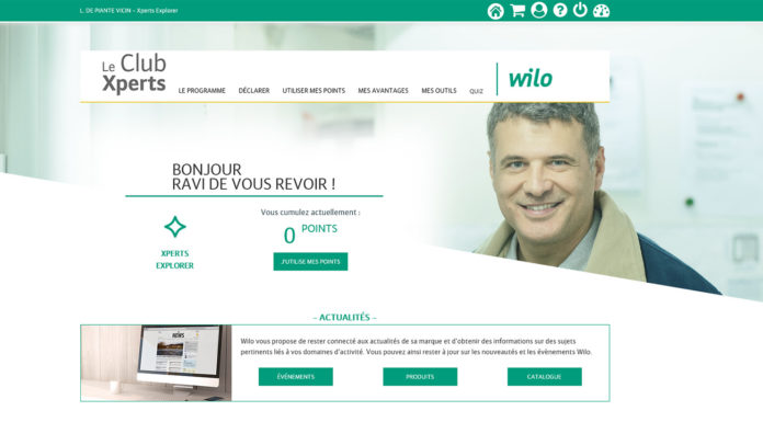 Wilo fait évoluer son club Xperts