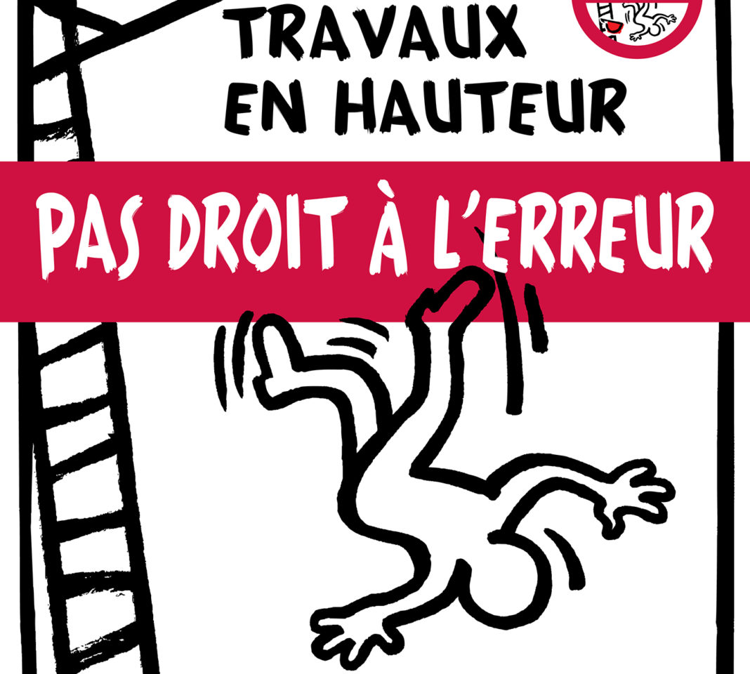 OPPBTP_Affiche campagne travaux en hauteur