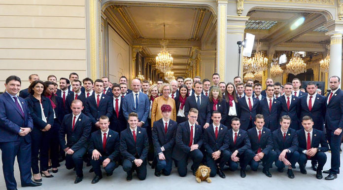 L’Elysée a reçu l’équipe de France des métiers 2019