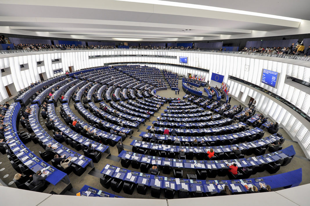 Seance pleniere au Parlement Europeen. Debat avec Giuseppe Conte, prermier ministre italien, sur l'avenir de l'Europe