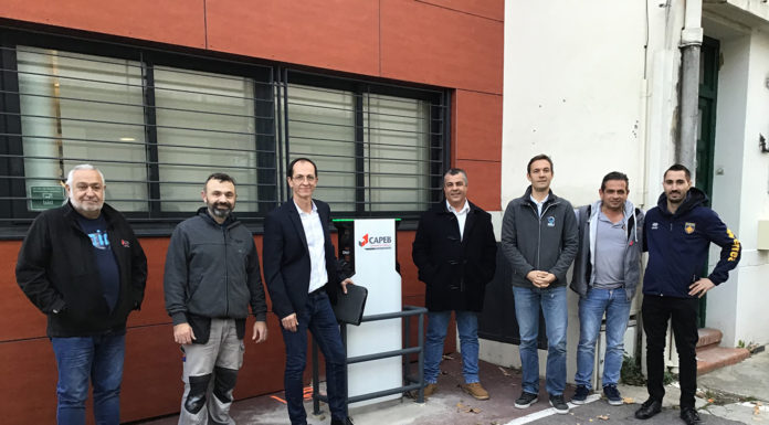 Une borne électrique pour la Capeb Pyrénées-Orientales