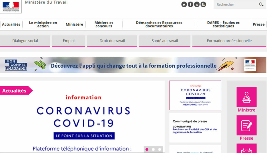 Ministère du travail