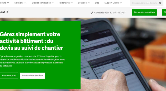 En collaboration avec la Capeb, Sage et Isover enrichissent la solution Sage Batigest i7 pour faciliter le quotidien des artisans