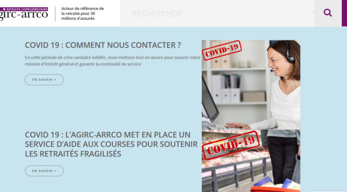 Covid-19 : mise en place par l’Agirc-Arrco d’une aide exceptionnelle pour les chefs d’entreprise salariés