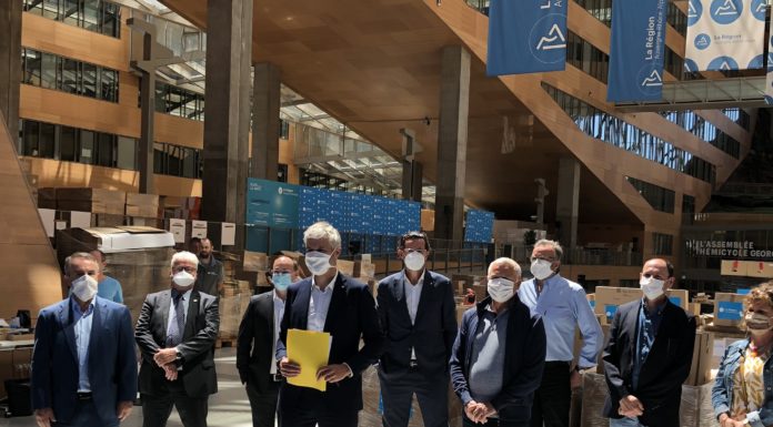 Auvergne-Rhône Alpes : les masques de la Région sont disponibles