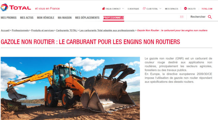 La coloration du gazole « au plus près des utilisateurs » : une solution inopérante, dangereuse et coûteuse pour les entreprises de bâtiment et travaux publics !