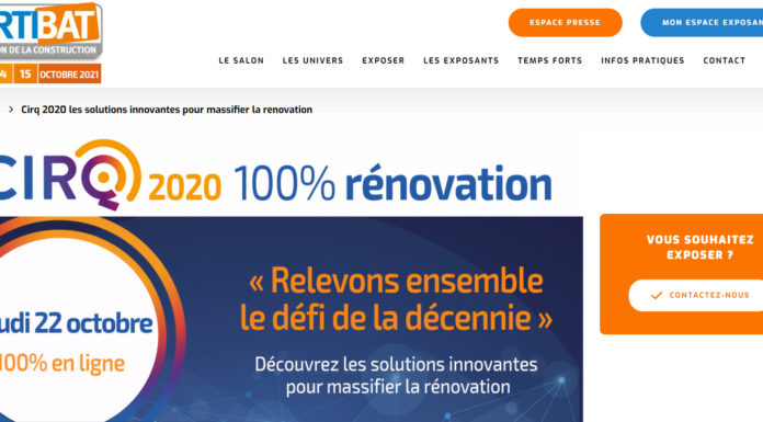 Événement en ligne : le 22 octobre, Artibat et Novabuild vous invitent