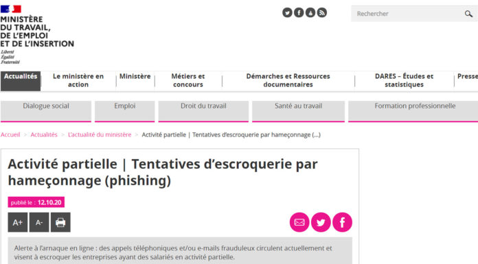 Alerte à l’arnaque en ligne