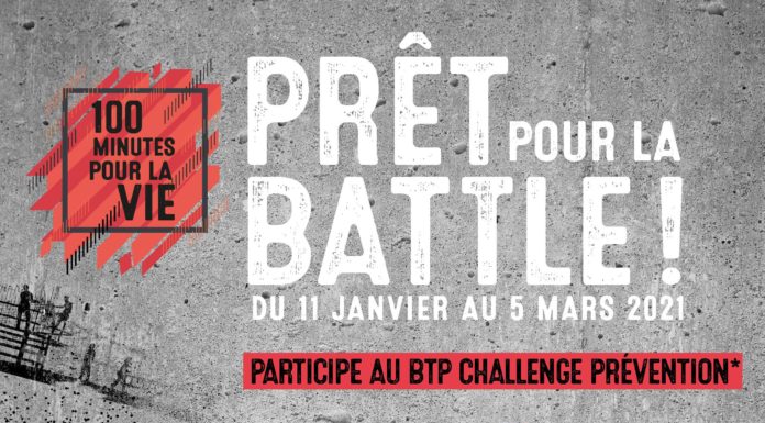 Opération « 100 minutes pour la vie » : l’OPPBTP lance un challenge 100 % mobile pour sensibiliser les élèves et apprentis du BTP à la prévention des risques
