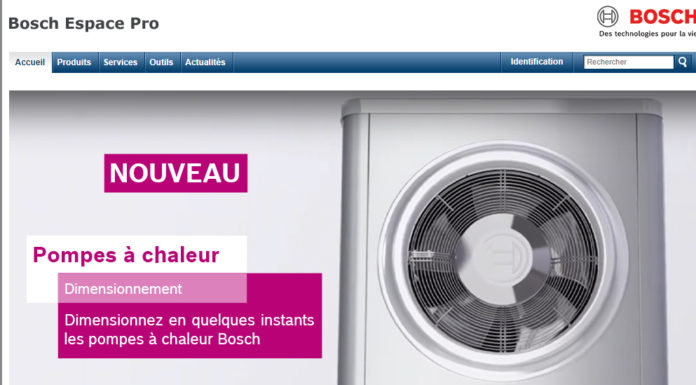 Bosch Thermotechnologie présente son nouvel outil de dimensionnement pour pompes à chaleur