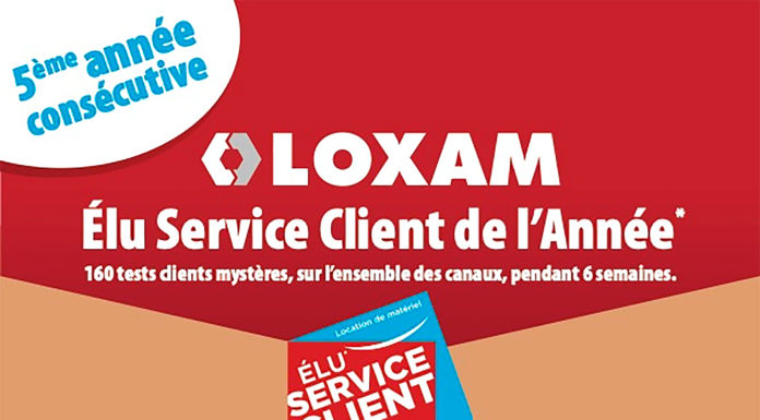 Loxam, élu Service Client de l’Année pour la cinquième année consécutive dans la catégorie « Location de matériel »