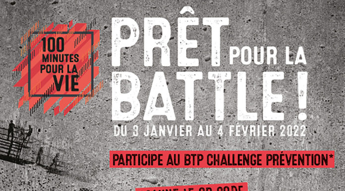 Opération « 100 minutes pour la vie » : l’OPPBTP lance la nouvelle édition de son challenge 100 % mobile pour sensibiliser les apprentis et élèves du BTP à la prévention des risques