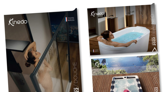 Les nouveaux catalogues Kinedo 2022 Balnéo, Douche et Spas disponibles