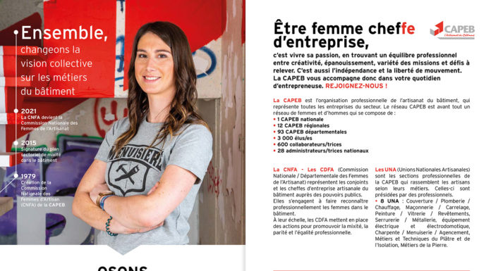 Reconnaître la place des femmes conjointes et cheffes d’entreprises dans l’artisanat du bâtiment : un objectif permanent de la Capeb depuis 1979