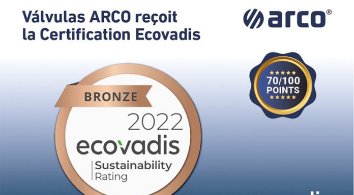 RSE : Válvulas Arco a obtenu la certification EcoVadis