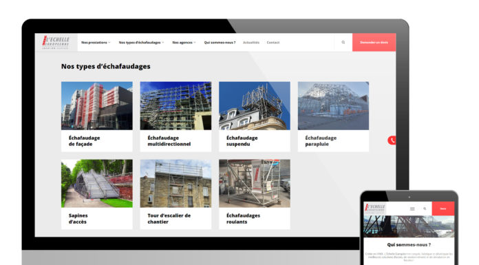 Echafaudages : lancement du site Location Montage