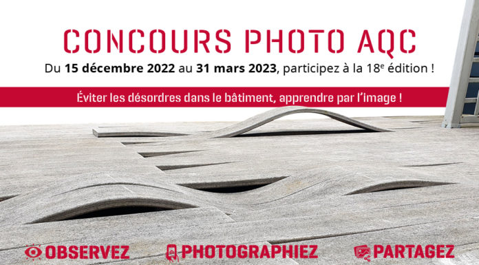18e édition du Concours Photo AQC : L’image au service de la qualité dans le bâtiment !