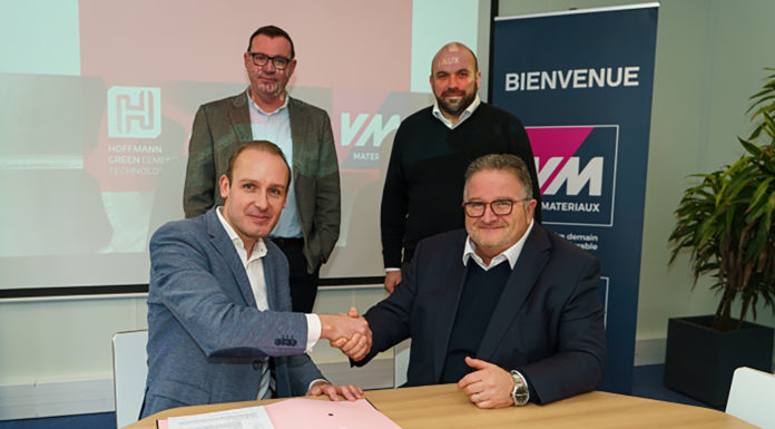 Hoffmann et VM Matériaux : accord pour la distribution de sacs de ciment décarboné H-IONA