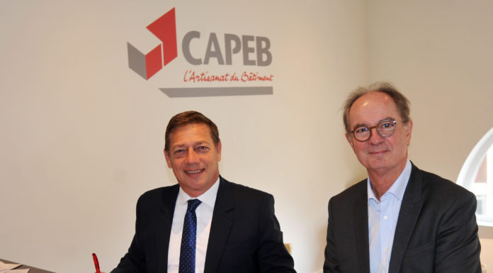 Technologies sanitaires innovantes : la Capeb et Geberit renouvellent leur partenariat