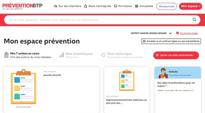 L’OPPBTP lance un nouvel outil pour piloter la prévention de l’entreprise au quotidien