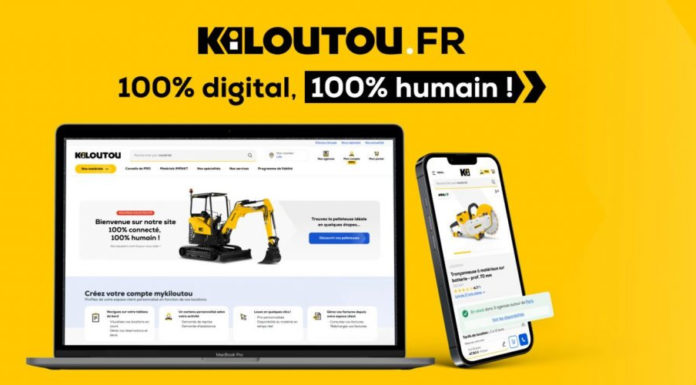 Kiloutou : “100 % connecté, 100 % humain”