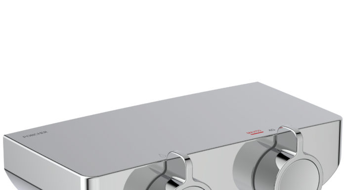 Mitigeur thermostatique de douche à double commande Okyris Pro Safe OX