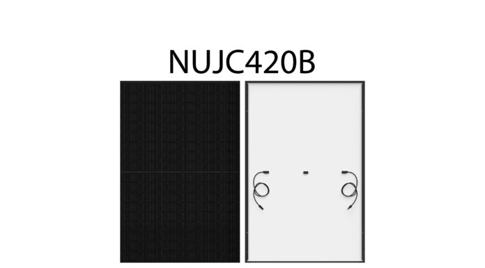 Module photovoltaïque à demi-cellules, le NU-JC420B