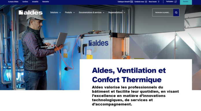 Le groupe Aldes et Getraline s’engagent pour l’amélioration de la QAI