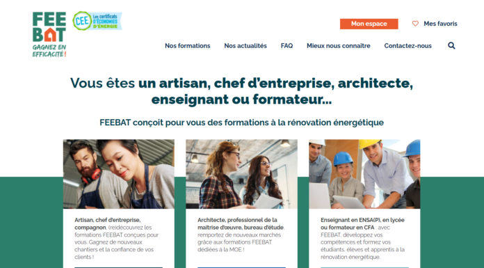 FEEBat : progression constante du nombre de personnes ayant suivi une formation à la rénovation énergétique
