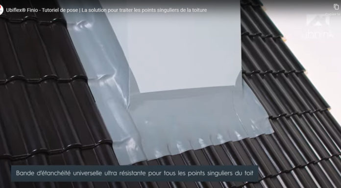 Ubiflex Finio, une nouvelle bande d’étanchéité pour les points singuliers du toit