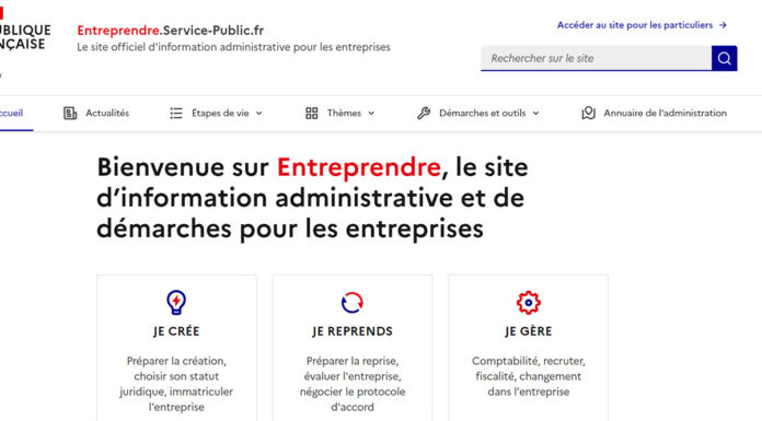 Aides aux entreprises : renseignez-vous avec Entreprendre.service-public.fr