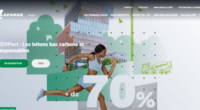 Plus de 40 % de la production de ciment Lafarge sera bas carbone dès cette année