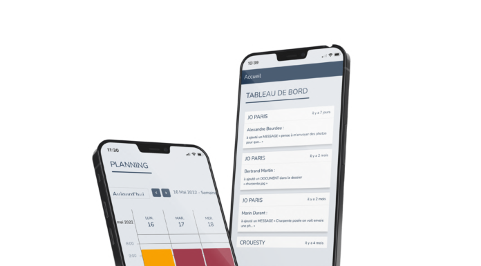Une application de suivi de chantier