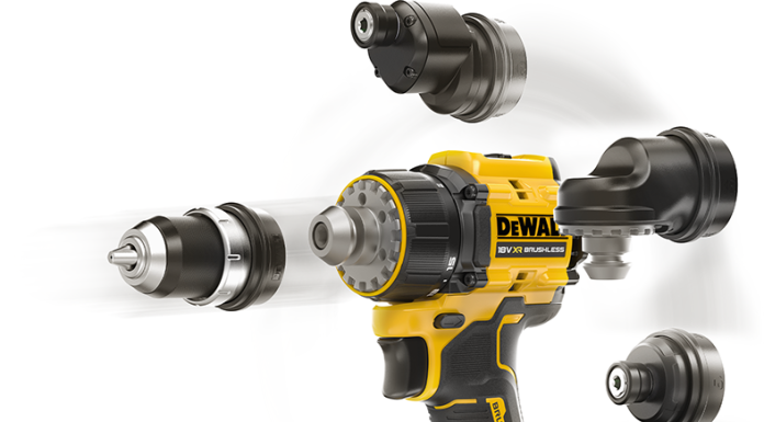Dewalt lance la DCD803 : une perceuse multitête pour les accès difficiles