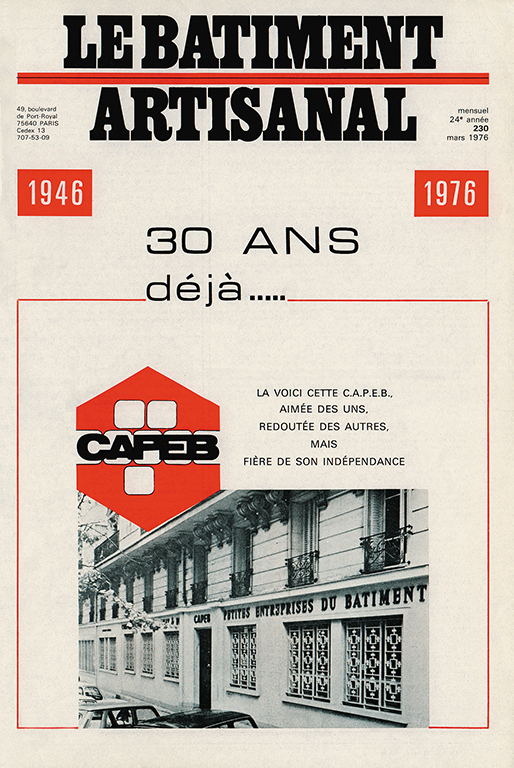 La Capeb à 30 ans