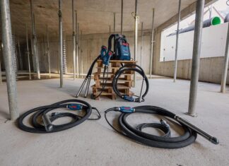 Bosch lance son premier système de vibreurs à béton sans-fil 18V